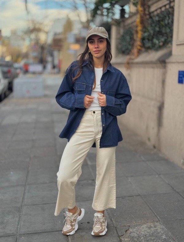 Producto - PANTALON CROPPED CASCARILLA RECTO