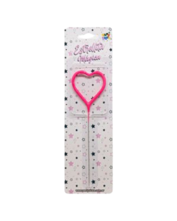 Producto - Estrellita Mágica Rosa con Forma de Corazón