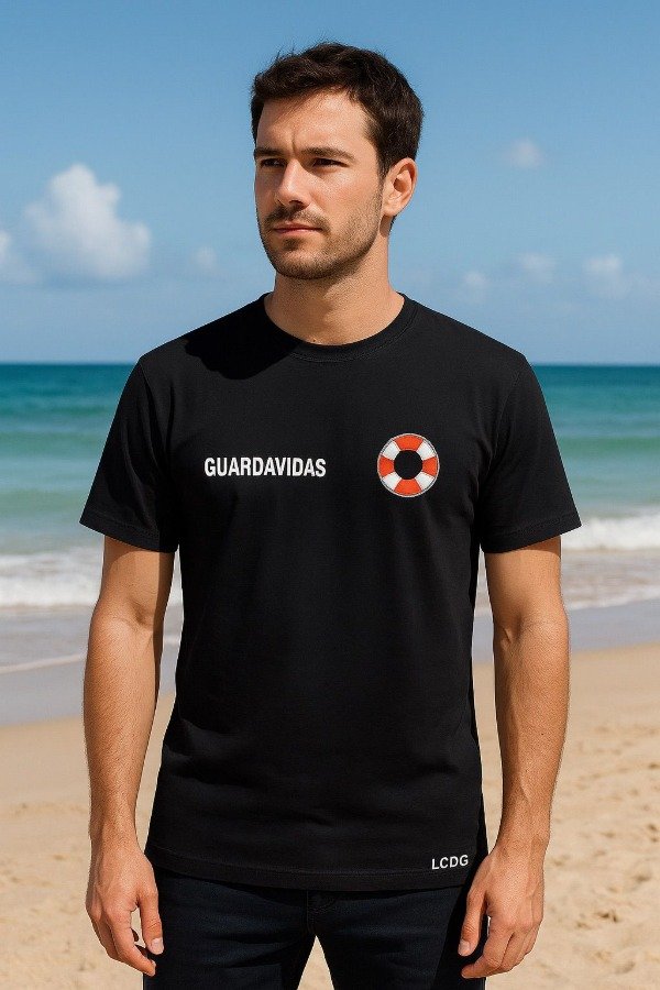 Producto - Remera algodón ROSCA (Negra)