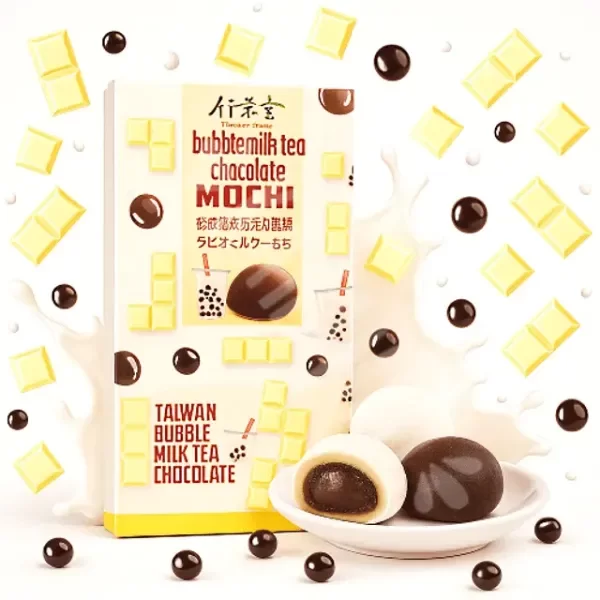 Producto - Mochi Bamboo House sabor Tapioca y chocolate blanco