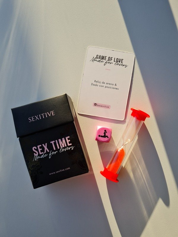 Producto - Dado con posiciones y reloj de arena