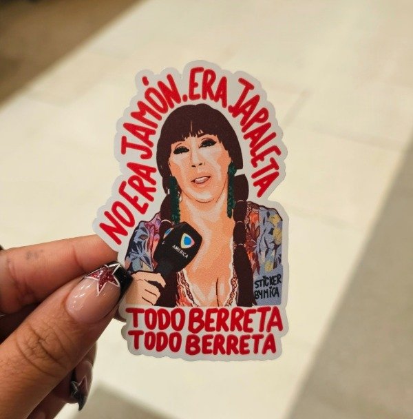 Producto - Sticker moria todo berreta