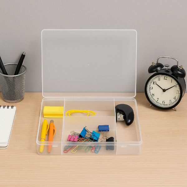 Producto - GUARDA TODO PLASTICO CON DIVISONES GRANDE