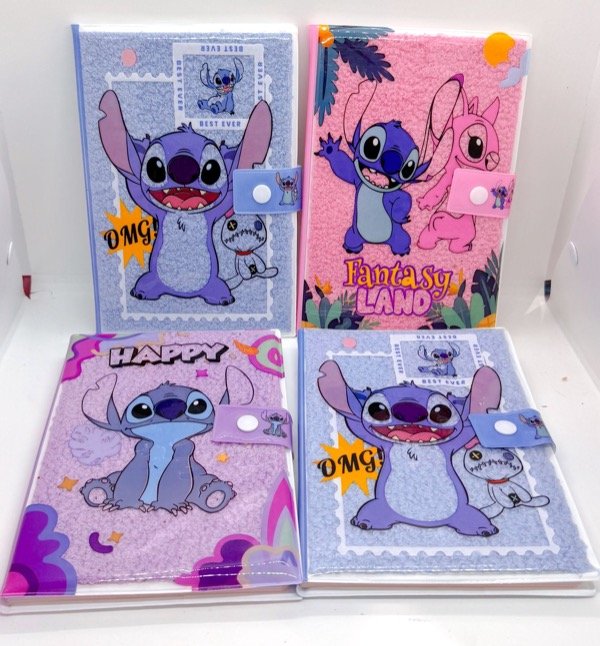 Producto - Cuaderno anotador Stitch pvc (LQQ-PVC-5)