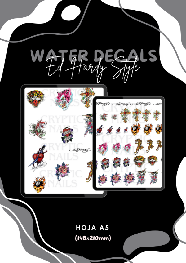 Producto - Water Decal Ed Hardy