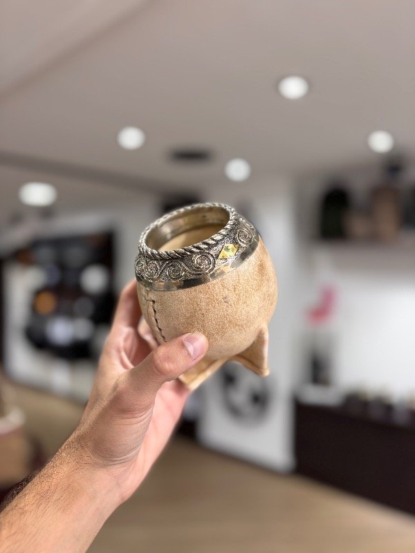 Producto - TORPEDO URUGUAYO EXCLUSIVO CUERO CRUDO VIROLA DE ALPACA CON APLIQUES - 6