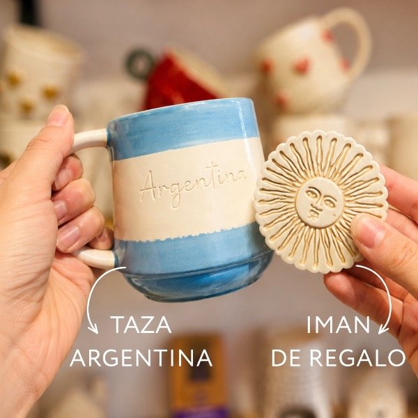 Producto - Taza Argentina + iman