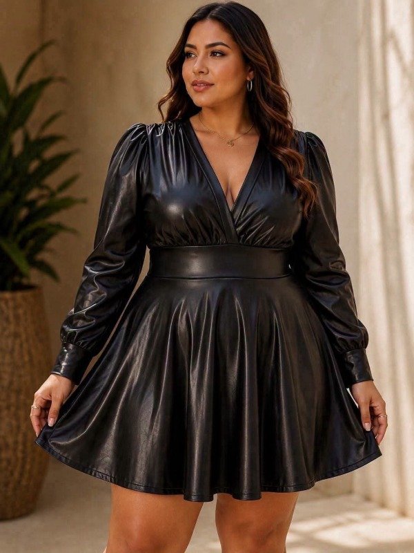 Producto - LINEA REINA Vestido engomado de foil