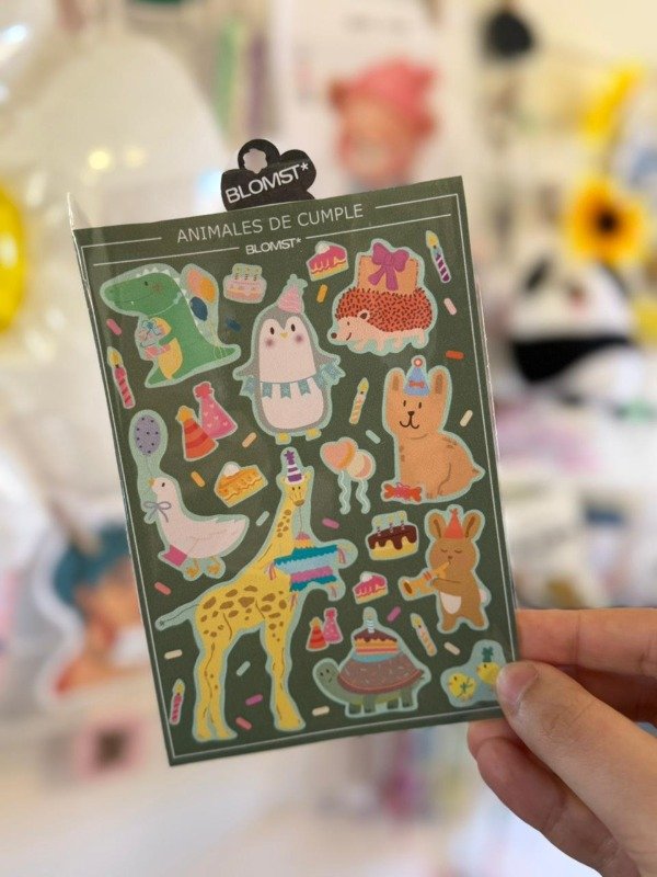 Producto - Plancha animalitos de cumple