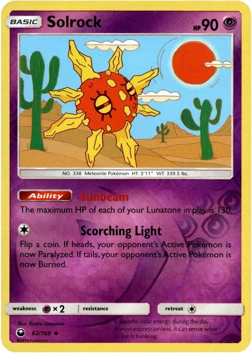 Producto - Solrock - 62/168 - Celestial Storm - Reverse Holo