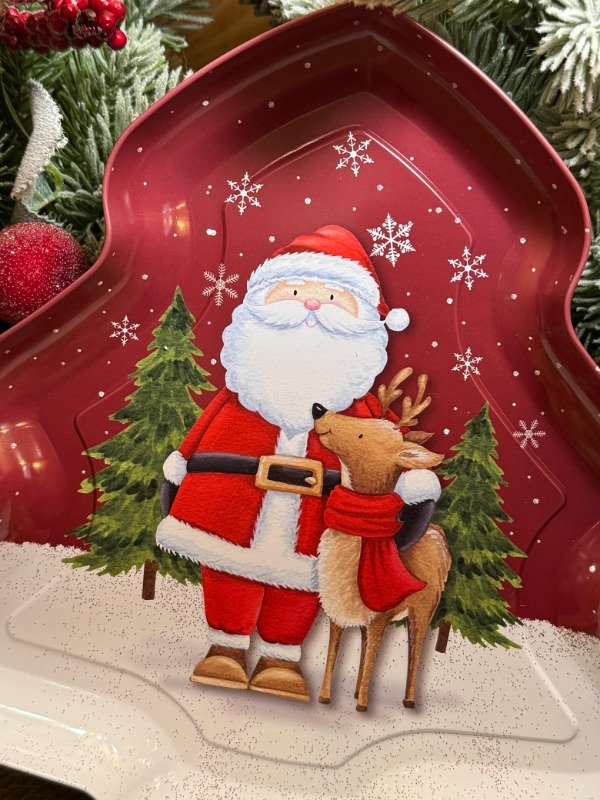 Producto - Bandeja roja noel (Efectivo: 14.000)
