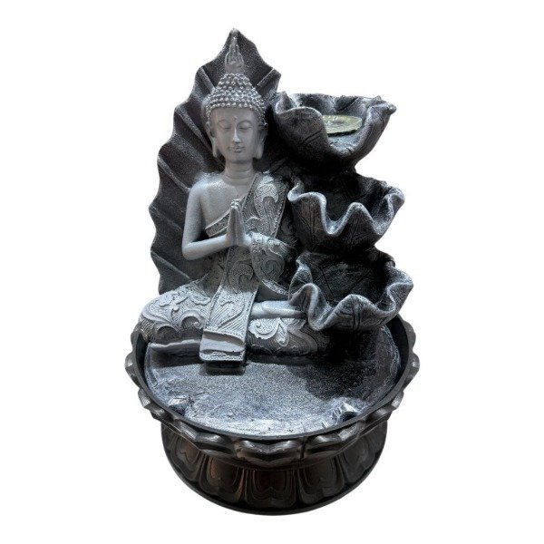 Producto - FUENTE DE AGUA BUDA CON 3 CAIDAS Y LUZ - XL5