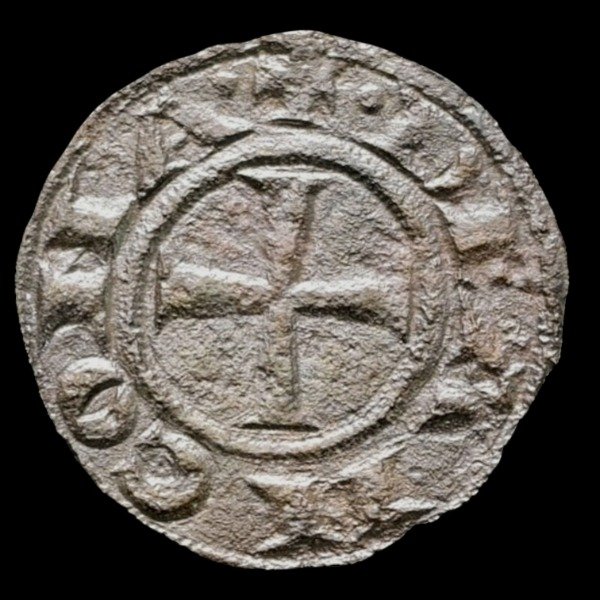 Producto - Italia Medieval Ancona (1300-1500 DC) Denario de vellón