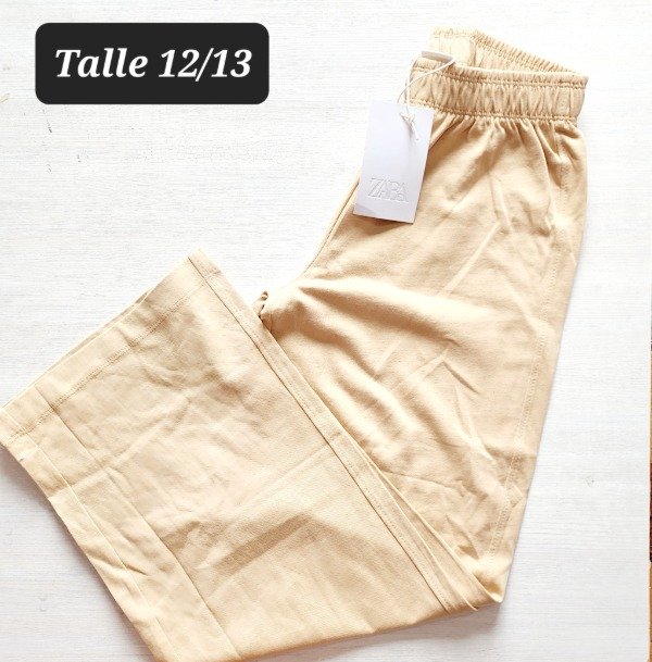 Pantalon zara liviano talle 13/14 vainilla — imagen 2