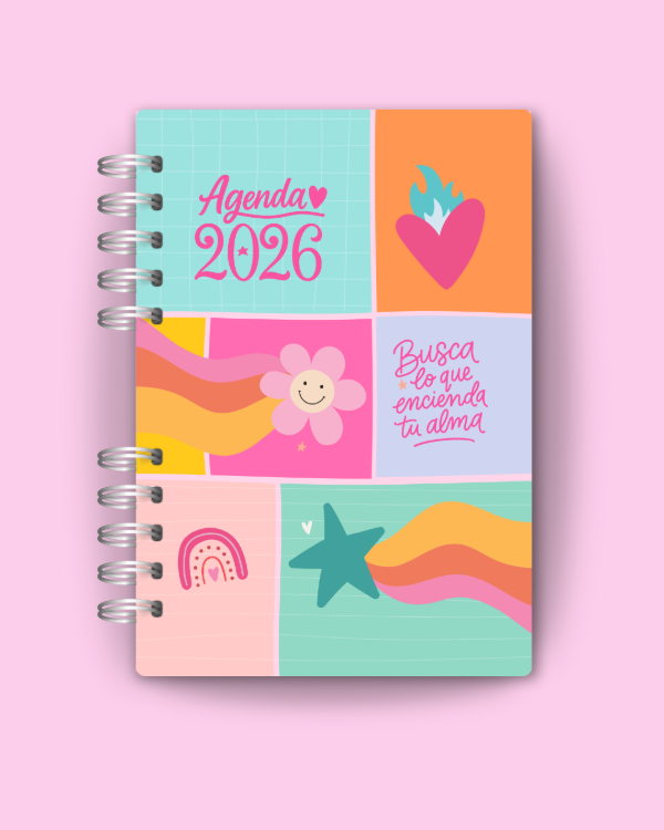 Producto - AGENDA DOODLES - 2 días por página sin horarios - 4
