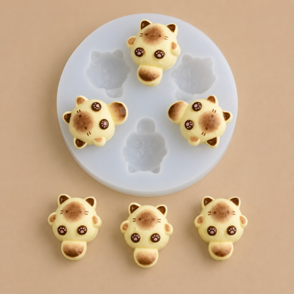 Producto - MOLDE MINI GATITOS GORDITOS -23F5-