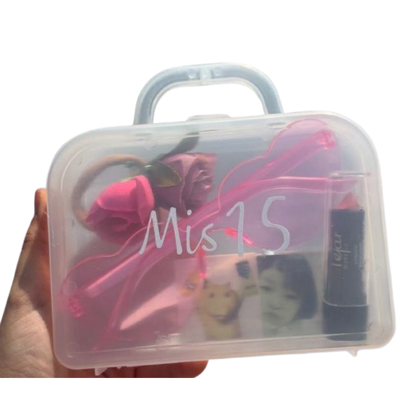 Producto - Valijita glitter para kit antiresaca x10