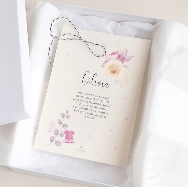 Producto - Tarjeta Flower