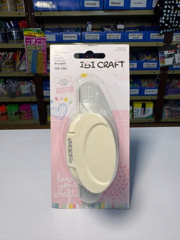 Producto - Perforadora p/ guardas contínuas - 4cm 150 a 250 gr - "IBI CRAFT"