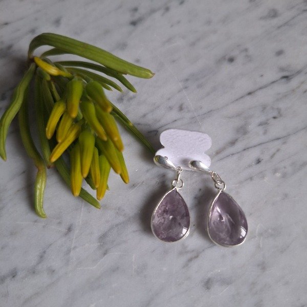 Producto - Aros Gota Amatista