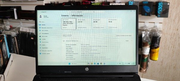Producto - HP 14DK ATHLON 3050U / 4GB / 120GB - 5