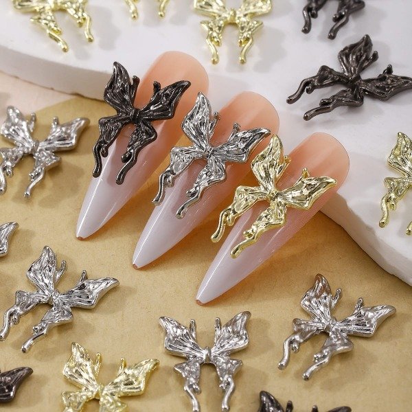 Producto - Dije Metallico mariposa x6 unidades