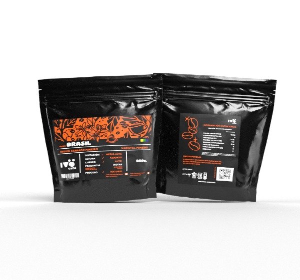 Producto - café IVO de especialidad 1/4 Brasil - Región Cerrado Mineiro (Molido)