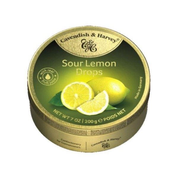 Producto - Cavendish Harvey Sour Lemon Drops 200gr