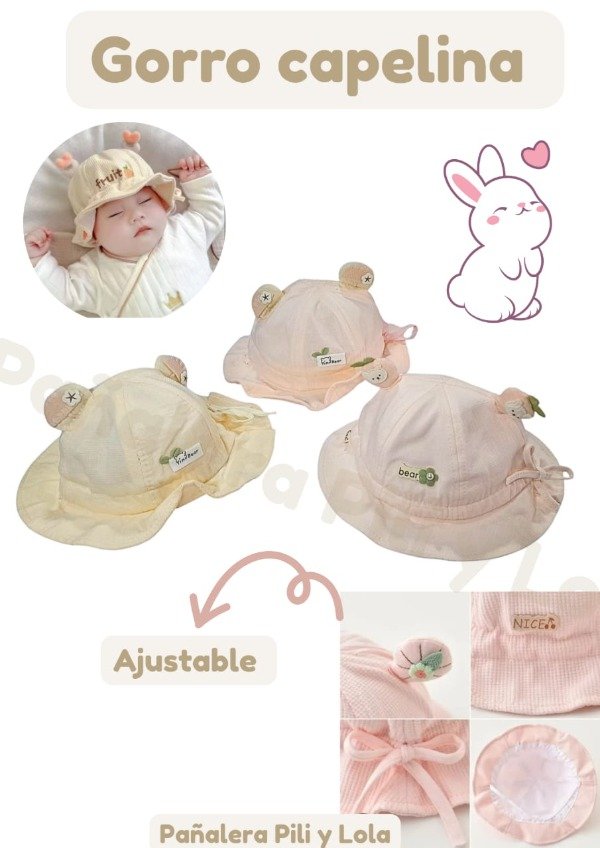 Producto - Gorro capelina ( Consultar color disponible)