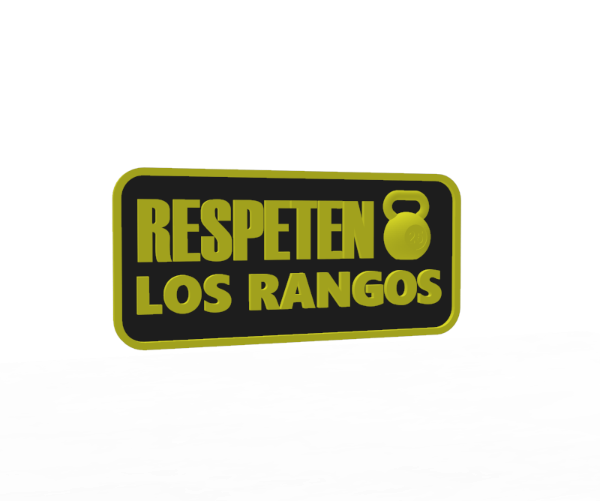 Producto - Parche Para mochila táctica - Con velcro - RESPETEN LOS RANGOS
