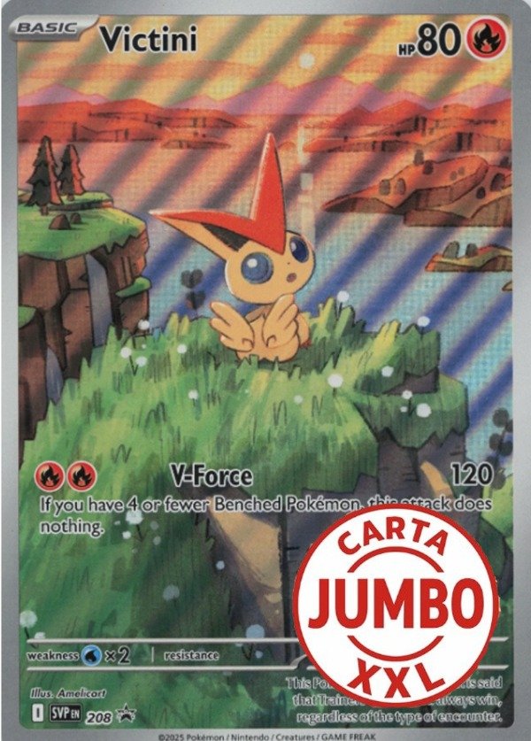 Producto - Victini SVP208 Scarlet and Violet Black Star Promos JUMBO