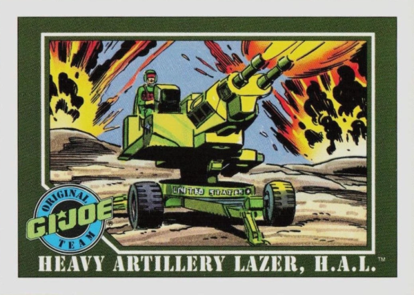 Producto - 1991 Impel G.I. Joe #58 - Heavy Artillery Lazer, H.A.L. - 0