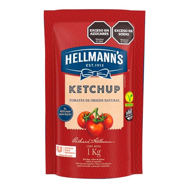 Producto - KETCHUP HELLMANNS X1KG DOY PACK