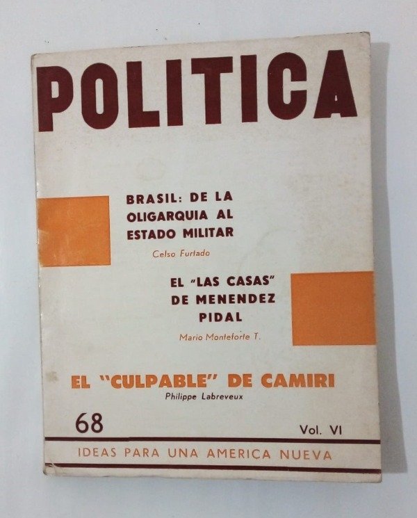 Producto - Política #68 - Furtado Monteforte Labreveux - Diciembre 1967