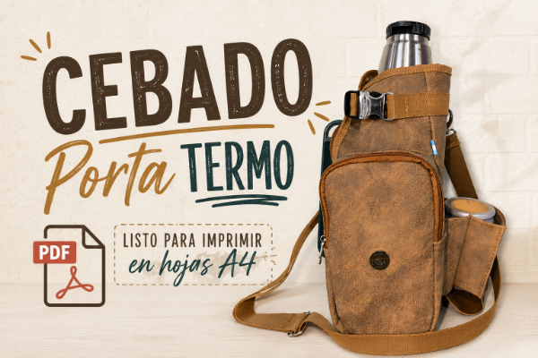 Producto - Molde Bolso porta termo "CEBADO"