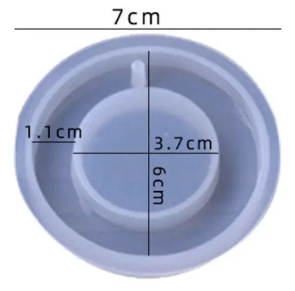 Producto - MOLDE SILICONA PERFUMERO CIRCULAR
