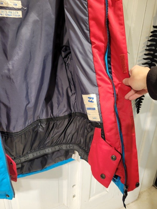 Producto - Campera de ski BILLABONG con trampa de nieve-Talle 12 años- PRECIO:200X - 4