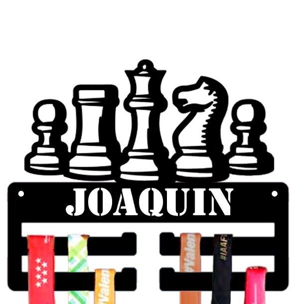 Producto - Medallero Exhibidor Medallas Ajedrez - Juego De Mesa