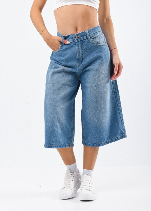 Producto - 9128 BERMUDA BAGGY AZUL LOCALIZADO