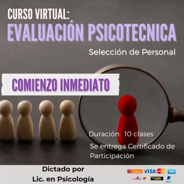 Producto - Curso Evaluación Psicotécnica