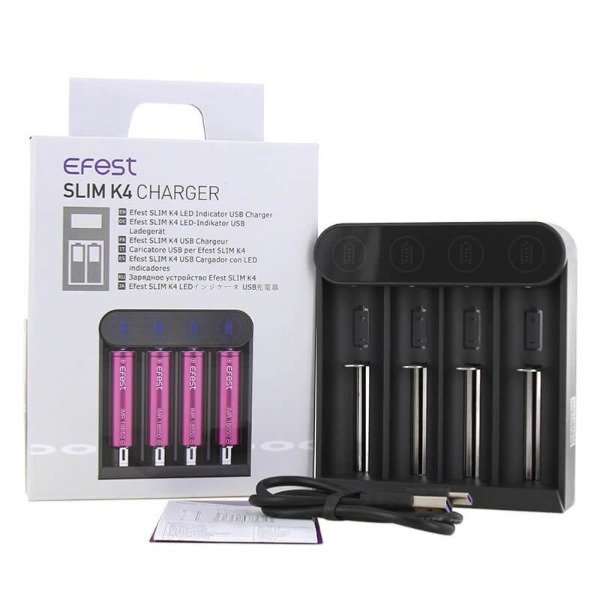 Producto - CARGADOR BATERIAS EFEST SLIM K4