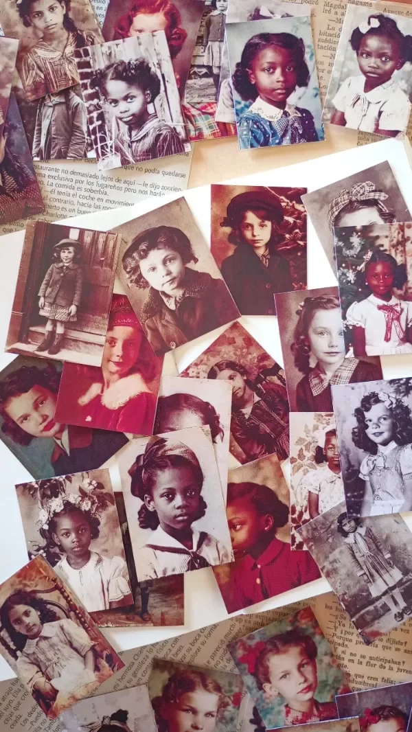 Producto - Set de fotos Niñas vintage tamaño chico