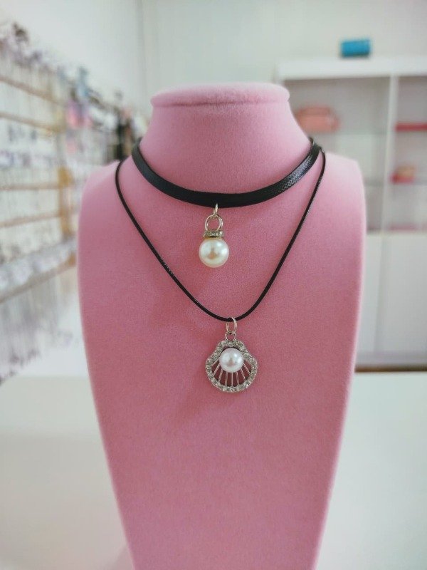 Producto - Choker doble ostra