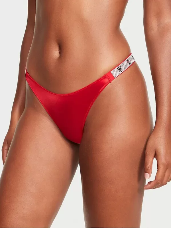 Producto - COLA LESS SUAVE TIRA DE BRILLO PANTY ROJA - VICTORIA'S SECRET