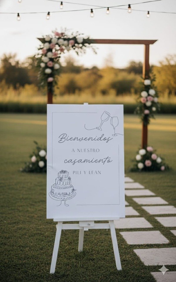 Producto - Cartel de Bienvenida