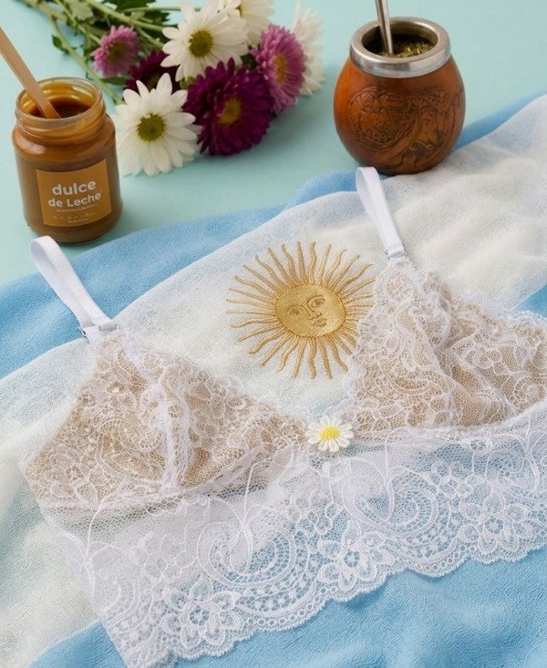Producto - Top Azahar blanco forrado