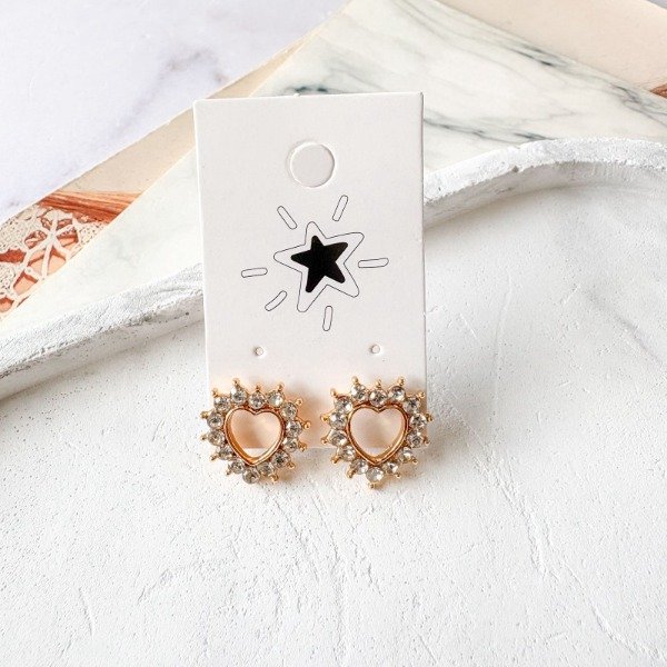 Producto - Aros Bright Hearts Golden