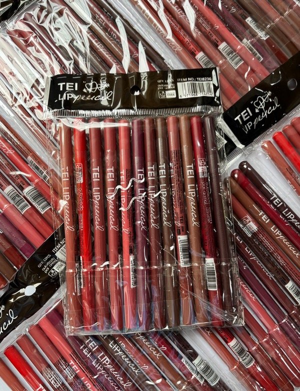 Producto - Delineador de Labios Larga Dirección Tei Cosmética paquete x12 unidades