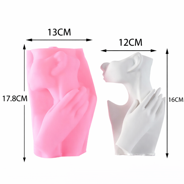 Producto - Molde maceta gigante mujer perfil brazo