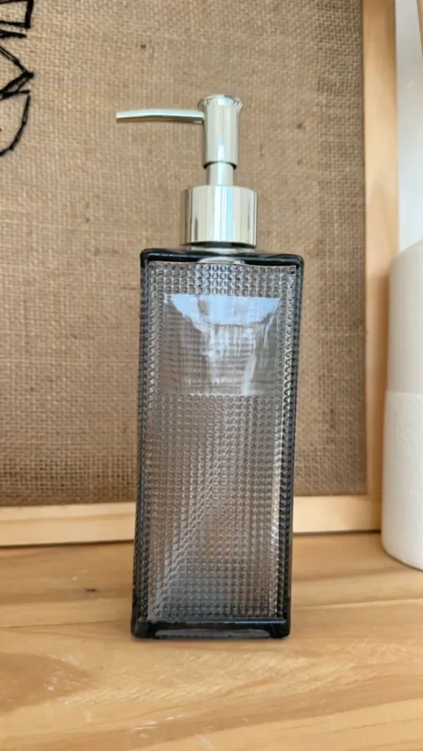 Producto - Dispenser de vidrio ALTO GRIS